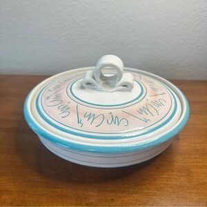 Vintage Yunnan artisan stoneware lidded pot